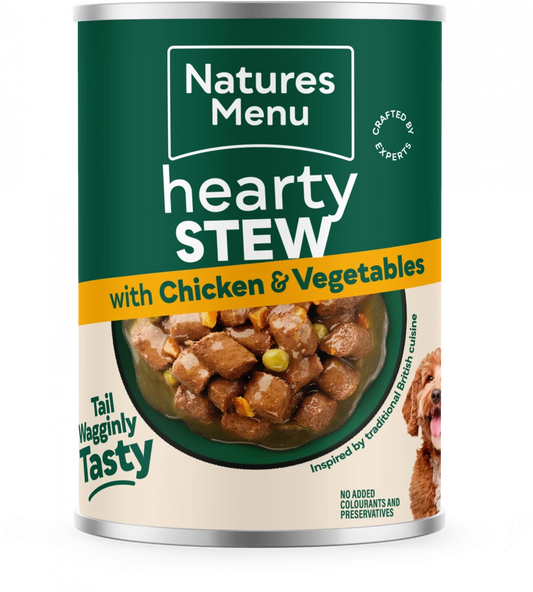 Natures Menu Cans  Hearty Stews Chicken For Adult Dogs