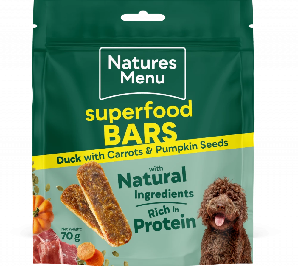 Country Hunter Superfood Bars  Duck with Carrot & Pumpkin Seeds For Adult Dogs