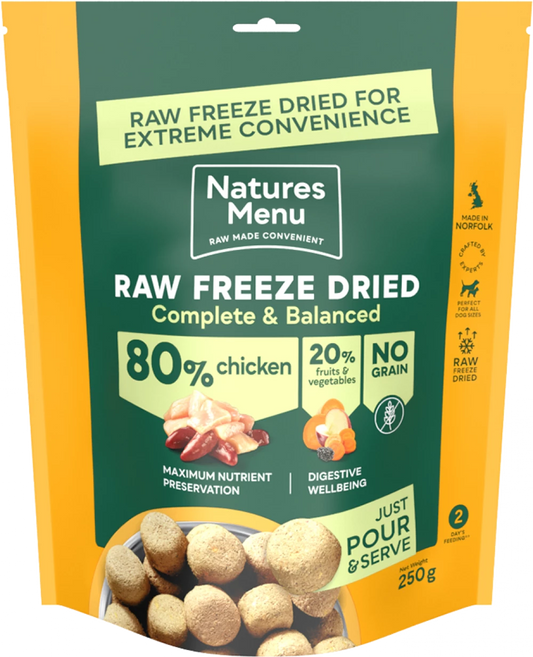 Complete Freeze Dried Food  80/20 Chicken For Adult Dogs