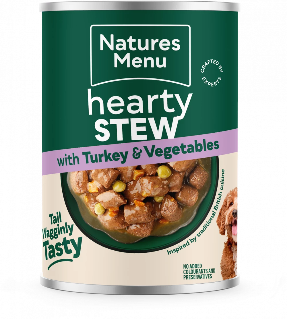 Natures Menu Cans  Hearty Stews Turkey For Adult Dogs