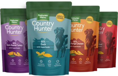 Country Hunter Dog Pouches  Superfood Selection Dog Pouches For Adult Dogs