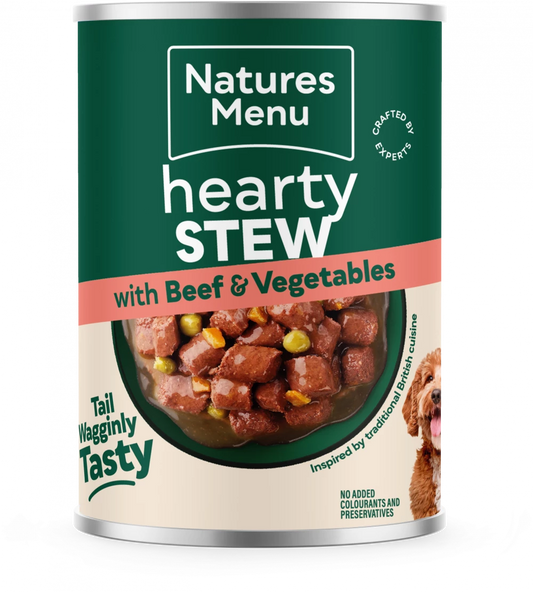 Natures Menu Cans  Hearty Stews Beef For Adult Dogs