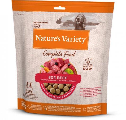 Complete Freeze Dried Food  Beef For Adult Dogs