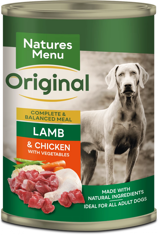 Natures Menu Cans  Lamb with Chicken For Adult Dogs