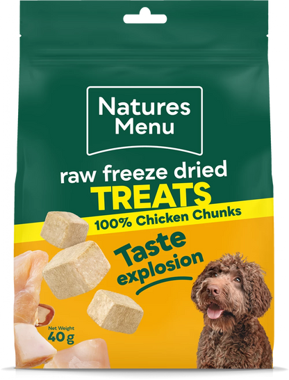 Freeze Dried Meat Chunks  Chicken Chunks For All Dogs