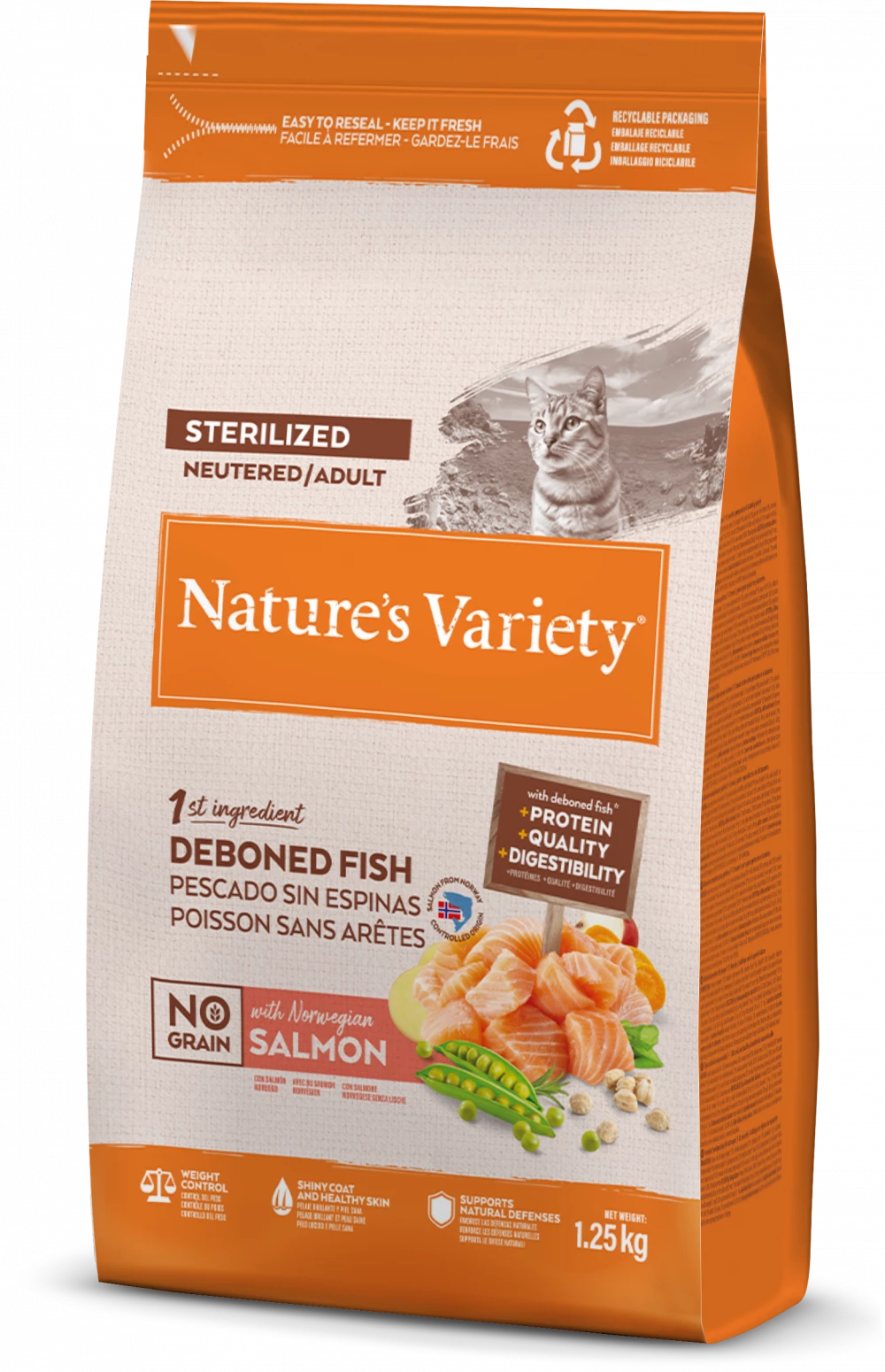 Selected Dry  Norwegian Salmon No Grain For Adult Cats
